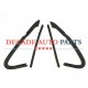 1981 - 1985 GMC - C2500 Suburban Vent Glass Weatherstrip Seal Kit, Left and Right 4 Piece Kit